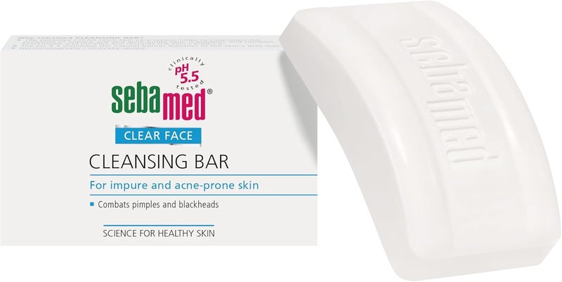 Sebamed Clear Face Cleansing Bar, 100 gm - Image 1